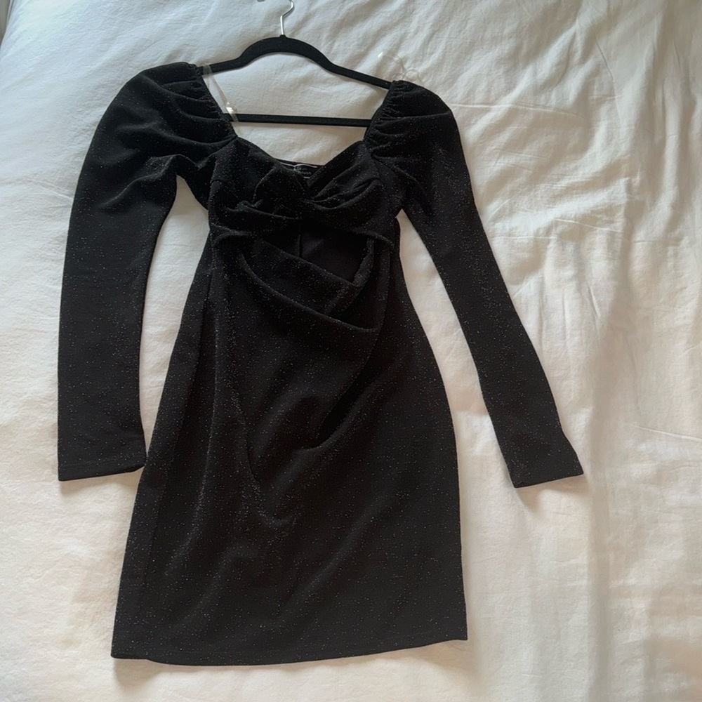 black shimmer dress - never worn